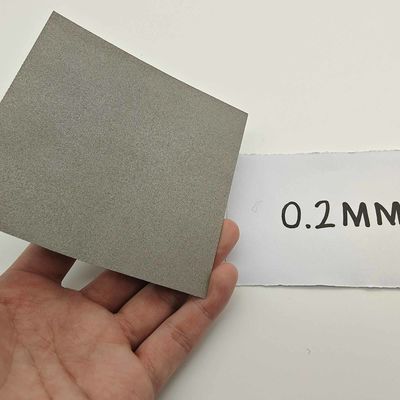 0.5mm-1mmチタンフェルト紙 毛孔度 50%~60% Ti シンター金属繊維フェルト