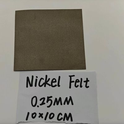 レーザー切断 透孔型ニッケルフェルト 高温シンタリング メタルファイバーフェルト